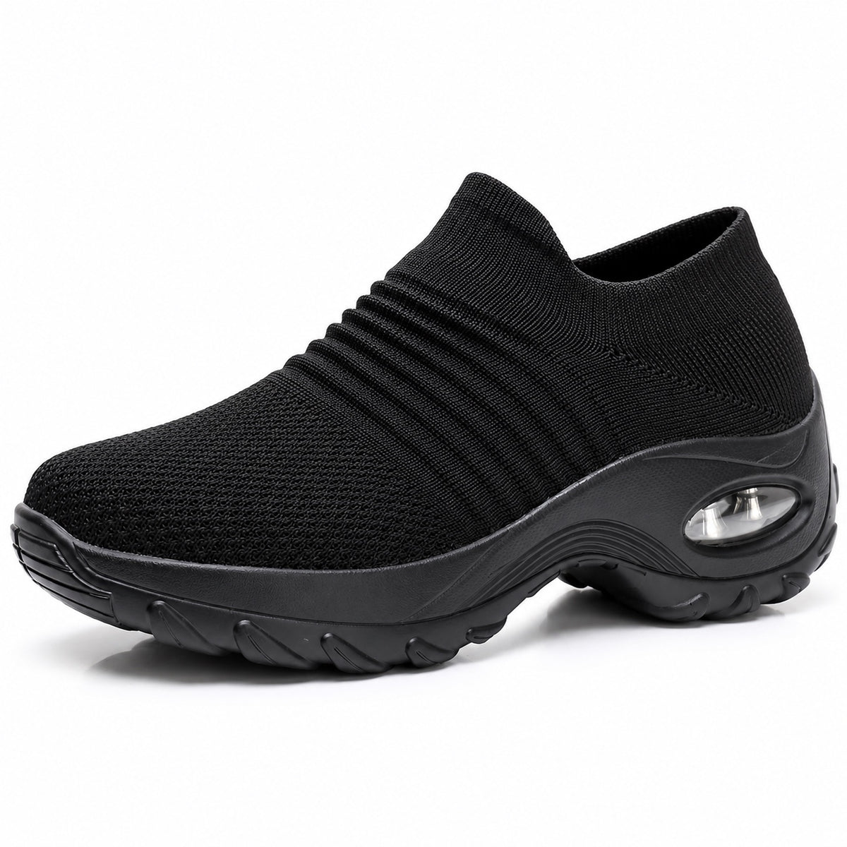 Nancy – Women's Plantar Fasciitis Shoes in All Black