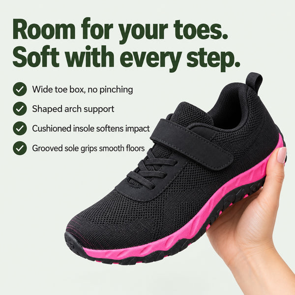 Natalie – Women's Plantar Fasciitis Shoes, key benefits
