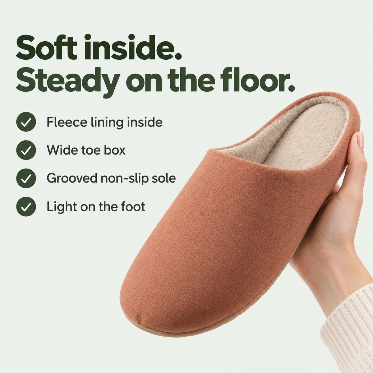 Neal – Men's Comfort Slippers, key benefits