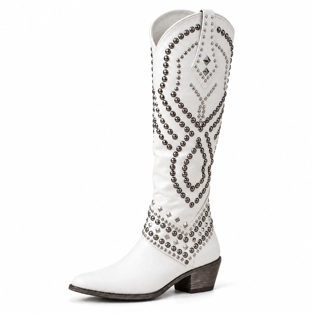 Oakley – Unisex Wide Calf Boots in White