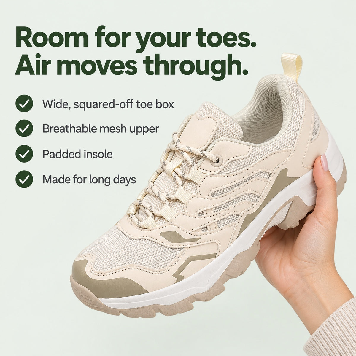 Palmer – Unisex Nursing Shoes, key benefits