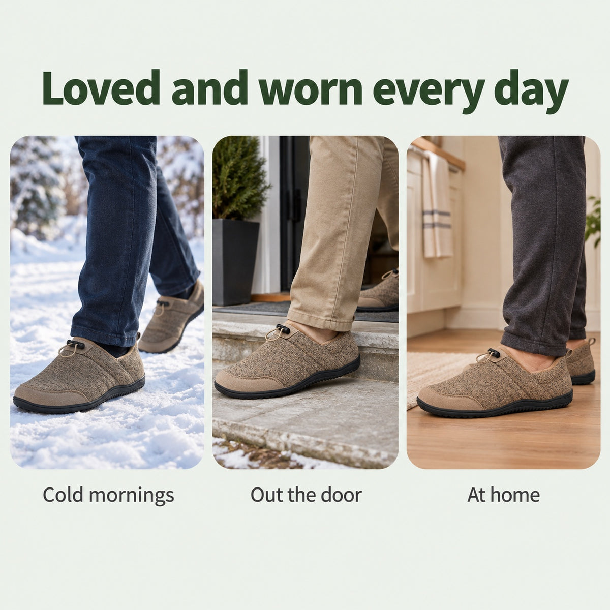 Parker – Unisex Slip-On Shoes, worn every day