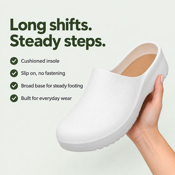 Patton – Unisex Nursing Clogs, key benefits