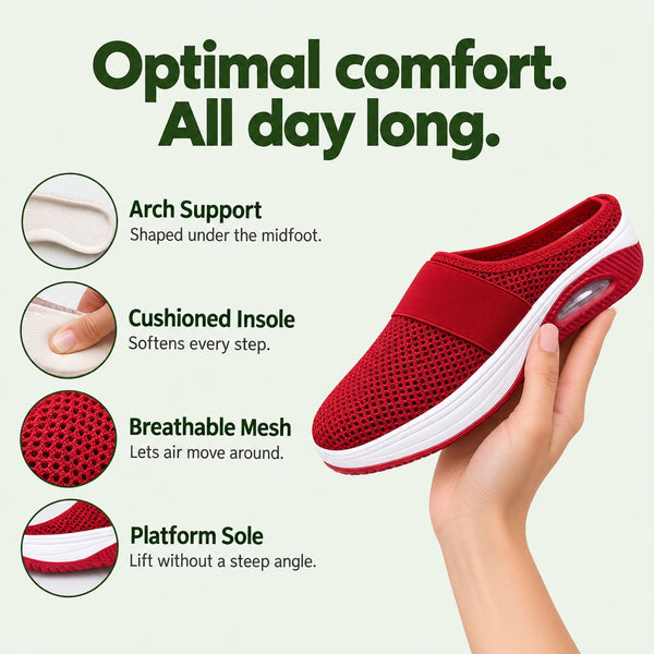 Paula – Women's Arch Support Shoes, features
