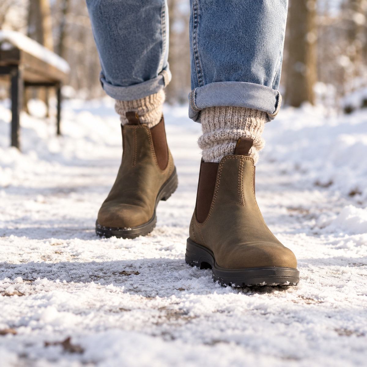 Paulette – Women's Comfort Boots, worn on a walk