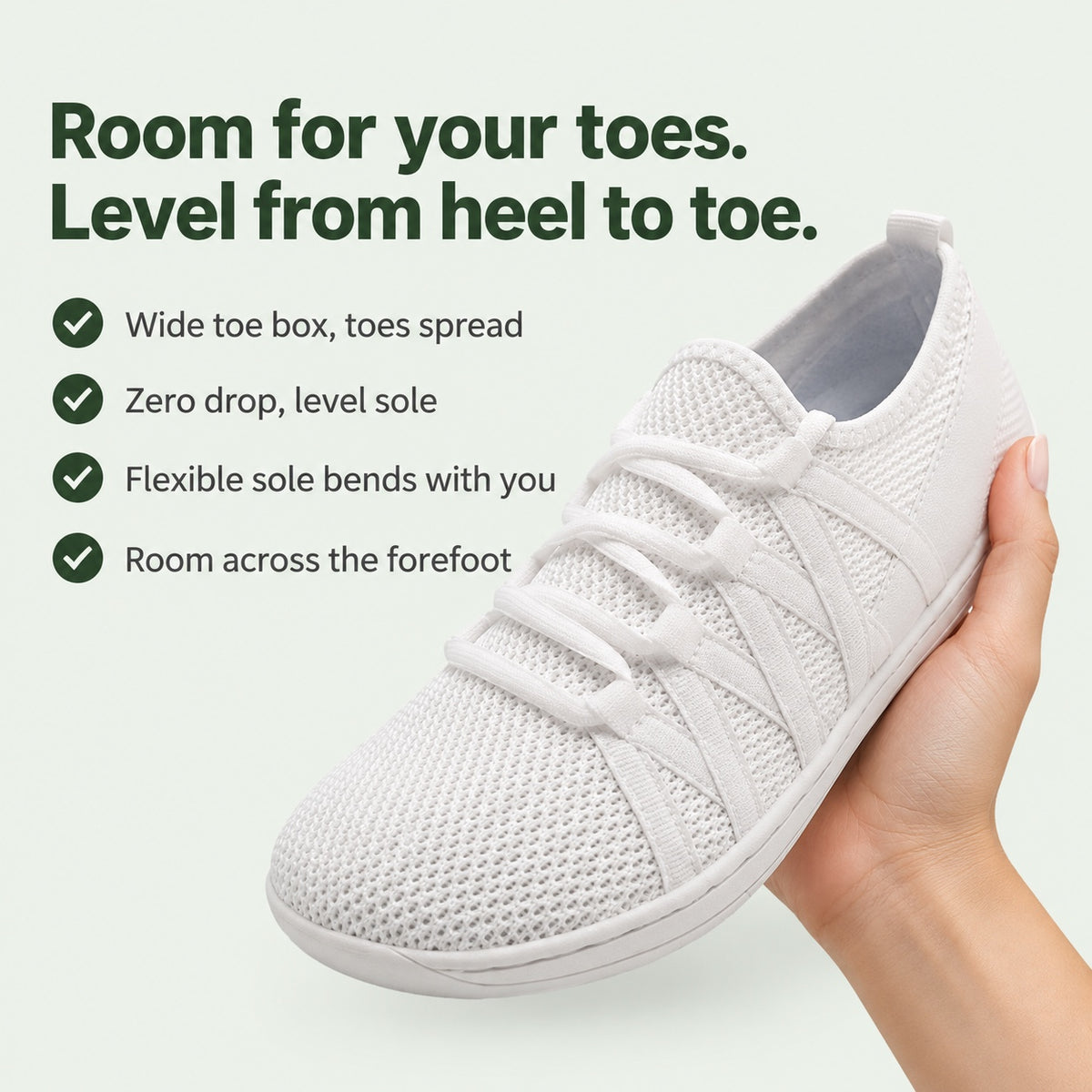 Pauline – Women's Barefoot Shoes, key benefits