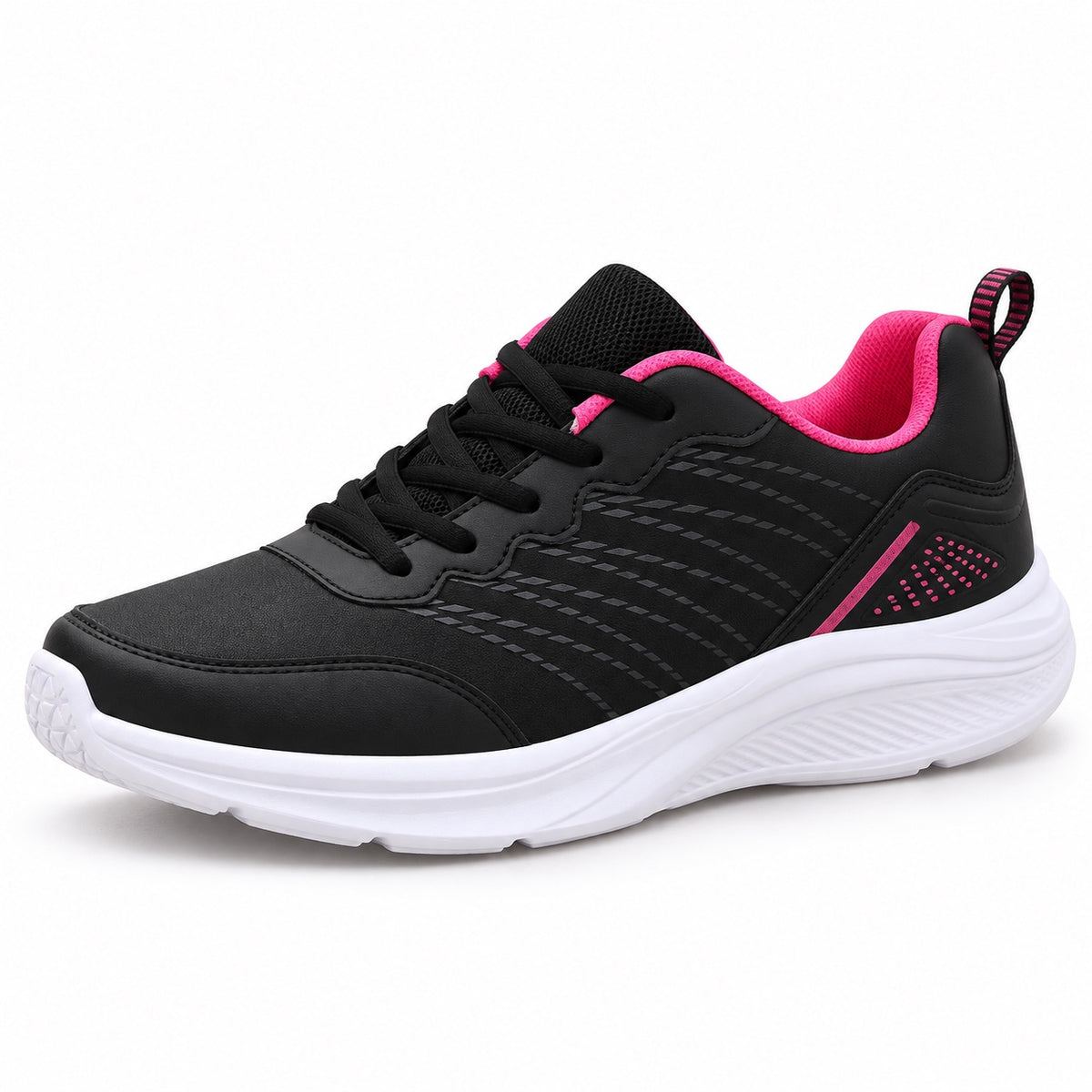 Payne – Unisex Non-Slip Shoes in Pink Black