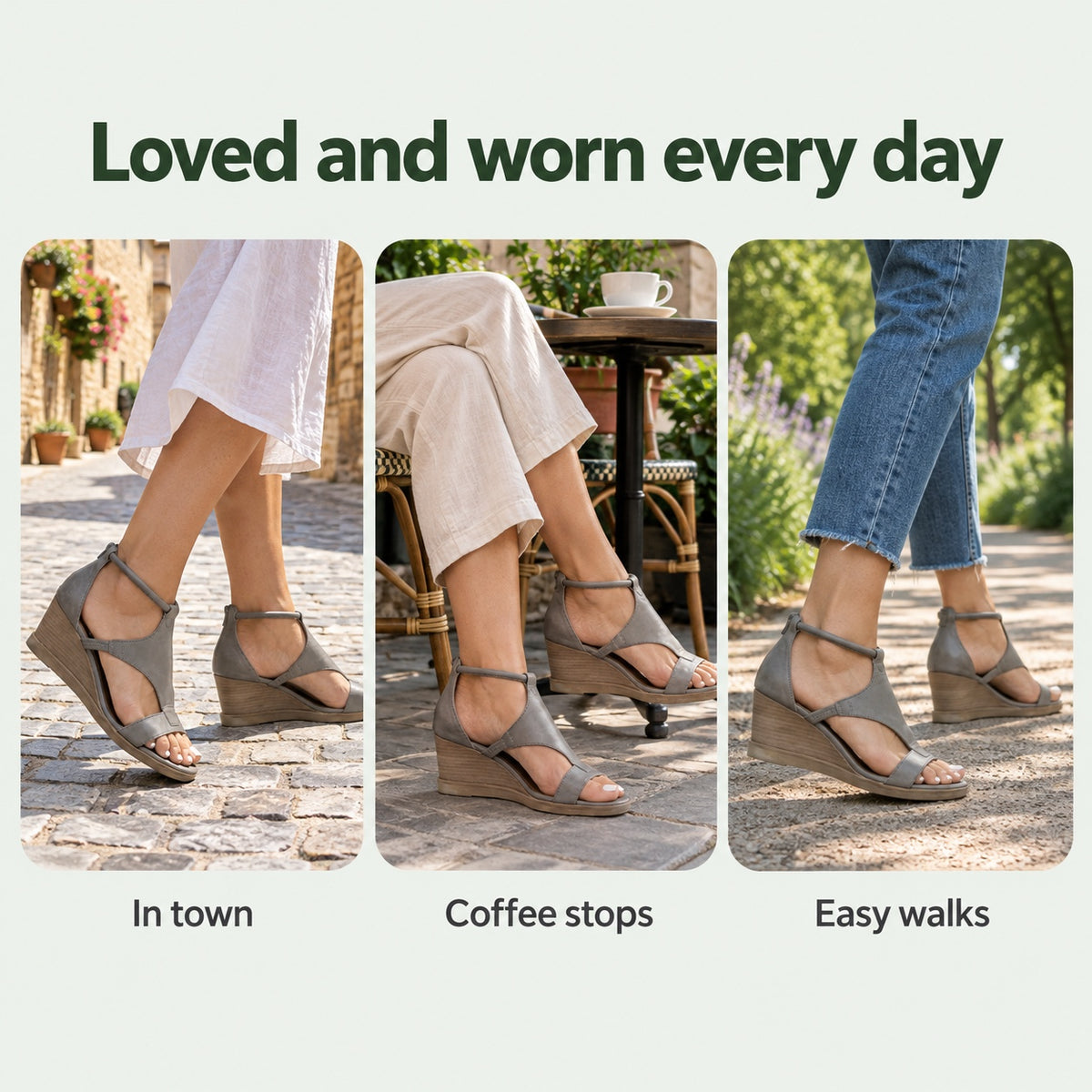 Peters – Unisex Comfortable Sandals, worn every day