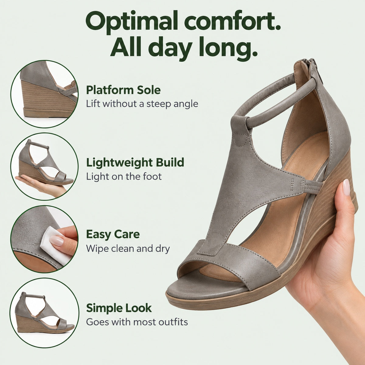 Peters – Unisex Comfortable Sandals, features