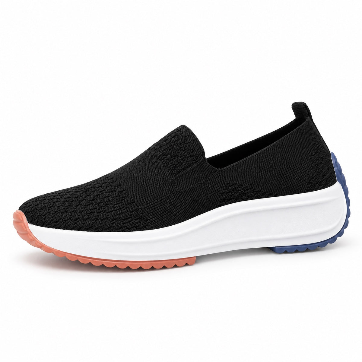 Phillips – Unisex Wide Toe Box Sneakers in Black