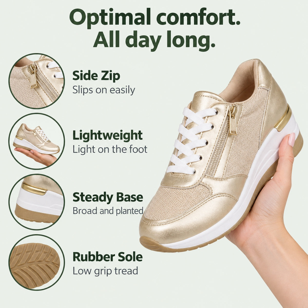 Powell – Unisex Walking Shoes, features