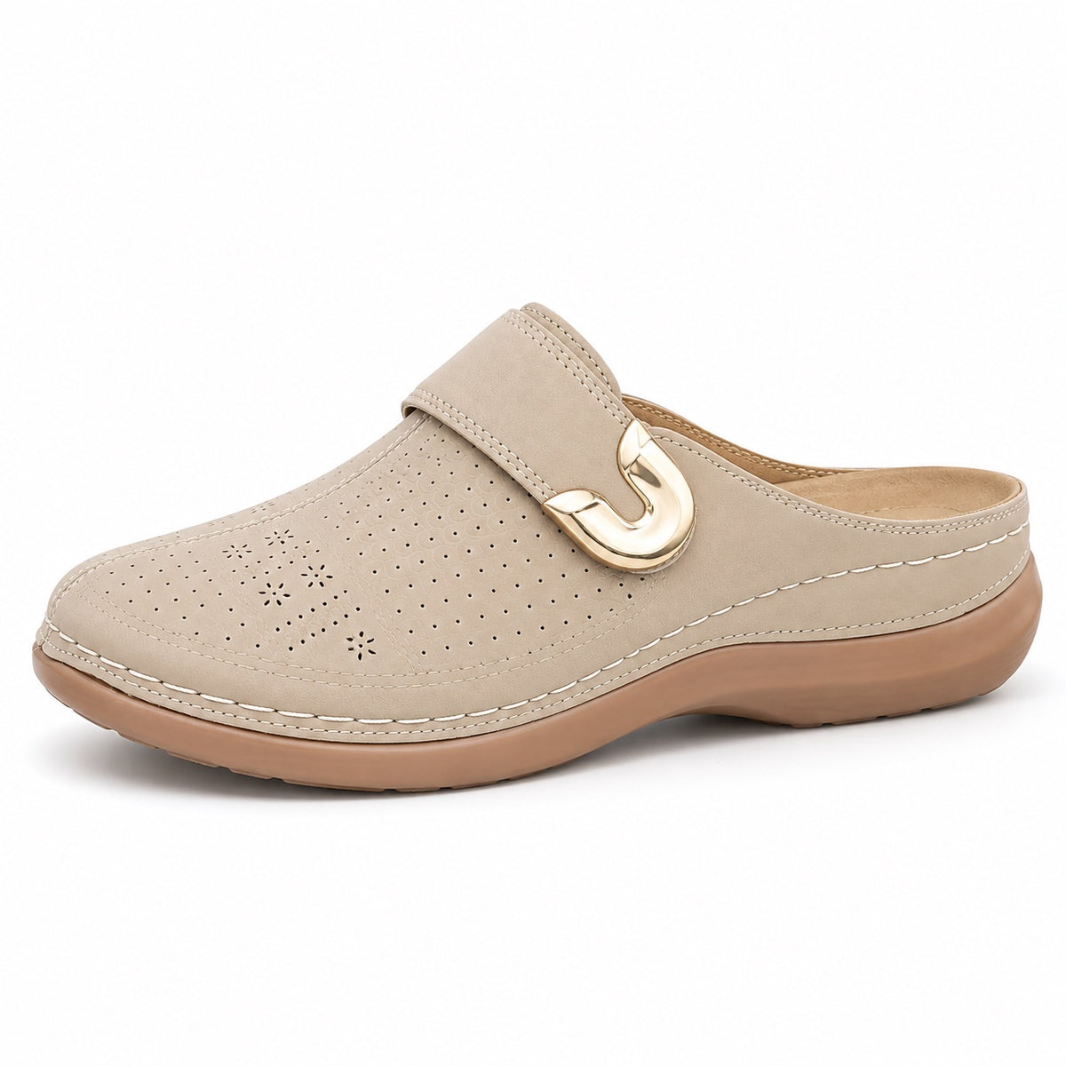 Pratt – Unisex Nursing Clogs in Beige
