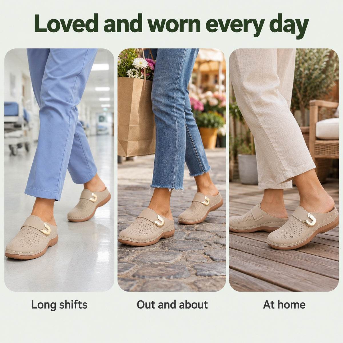 Pratt – Unisex Nursing Clogs, worn every day