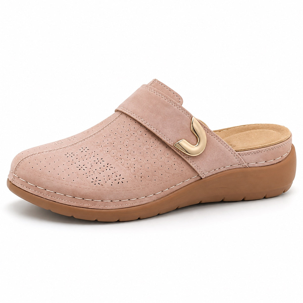 Pratt – Unisex Nursing Clogs in Pale Pinkish Gray