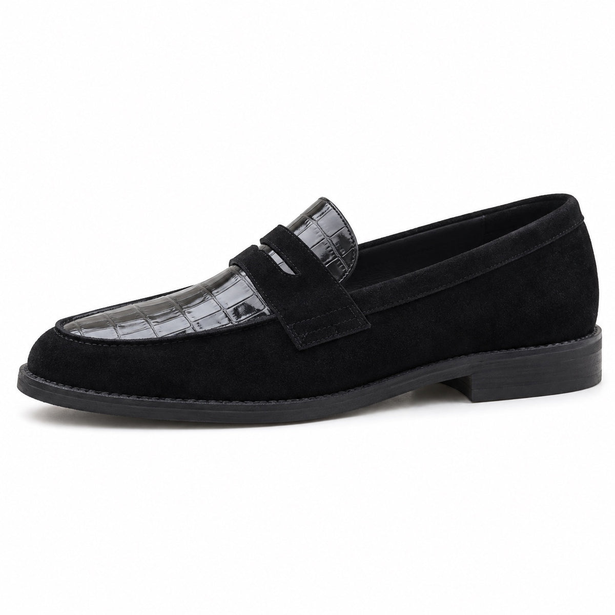 Quinn – Unisex Orthopedic Loafers in Midnight Black