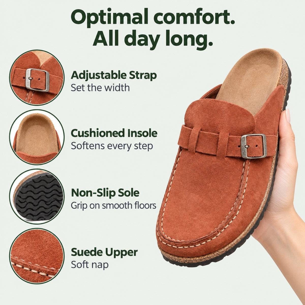 Rachael – Women's Non-Slip Loafers, features