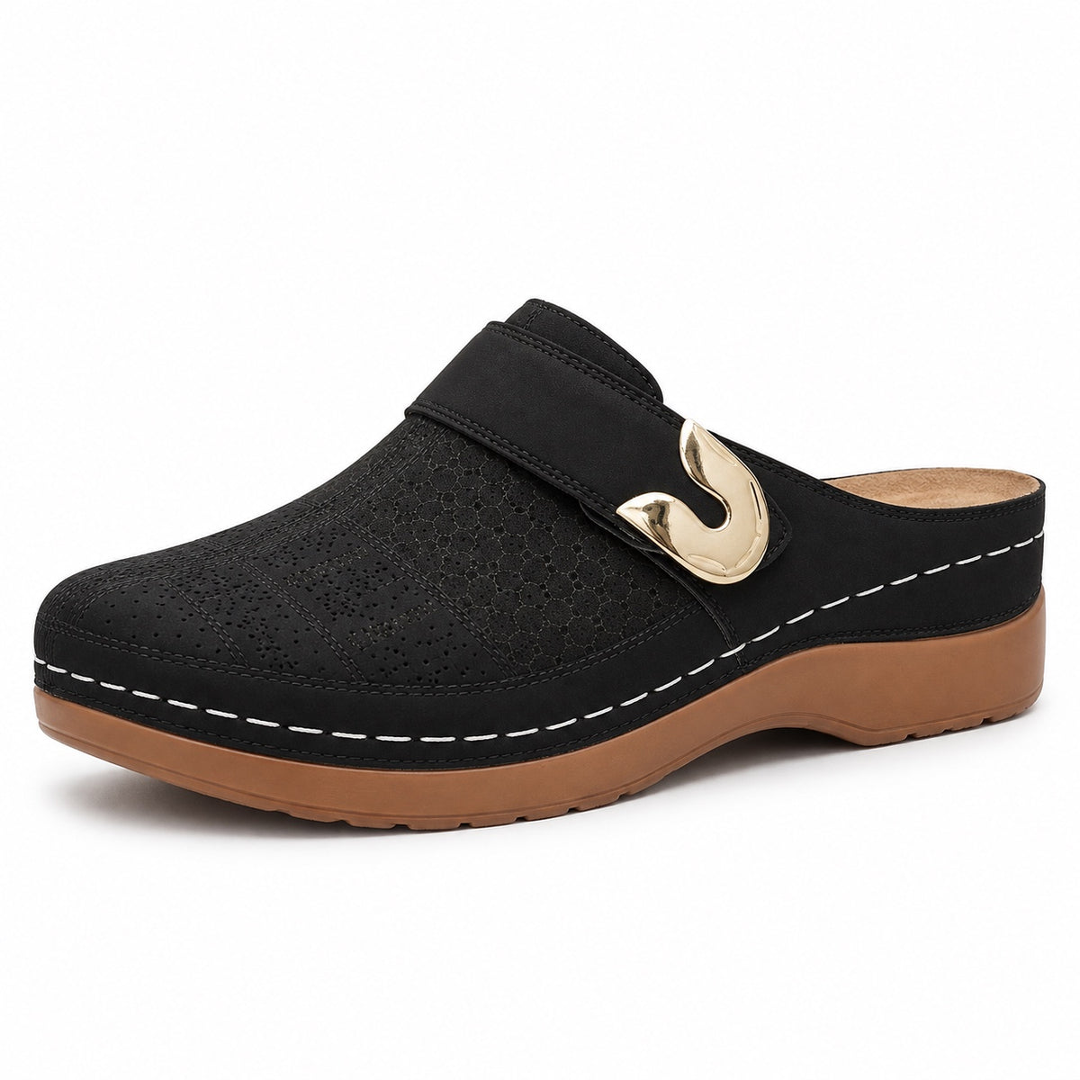 Renee – Women's Nursing Clogs in Black