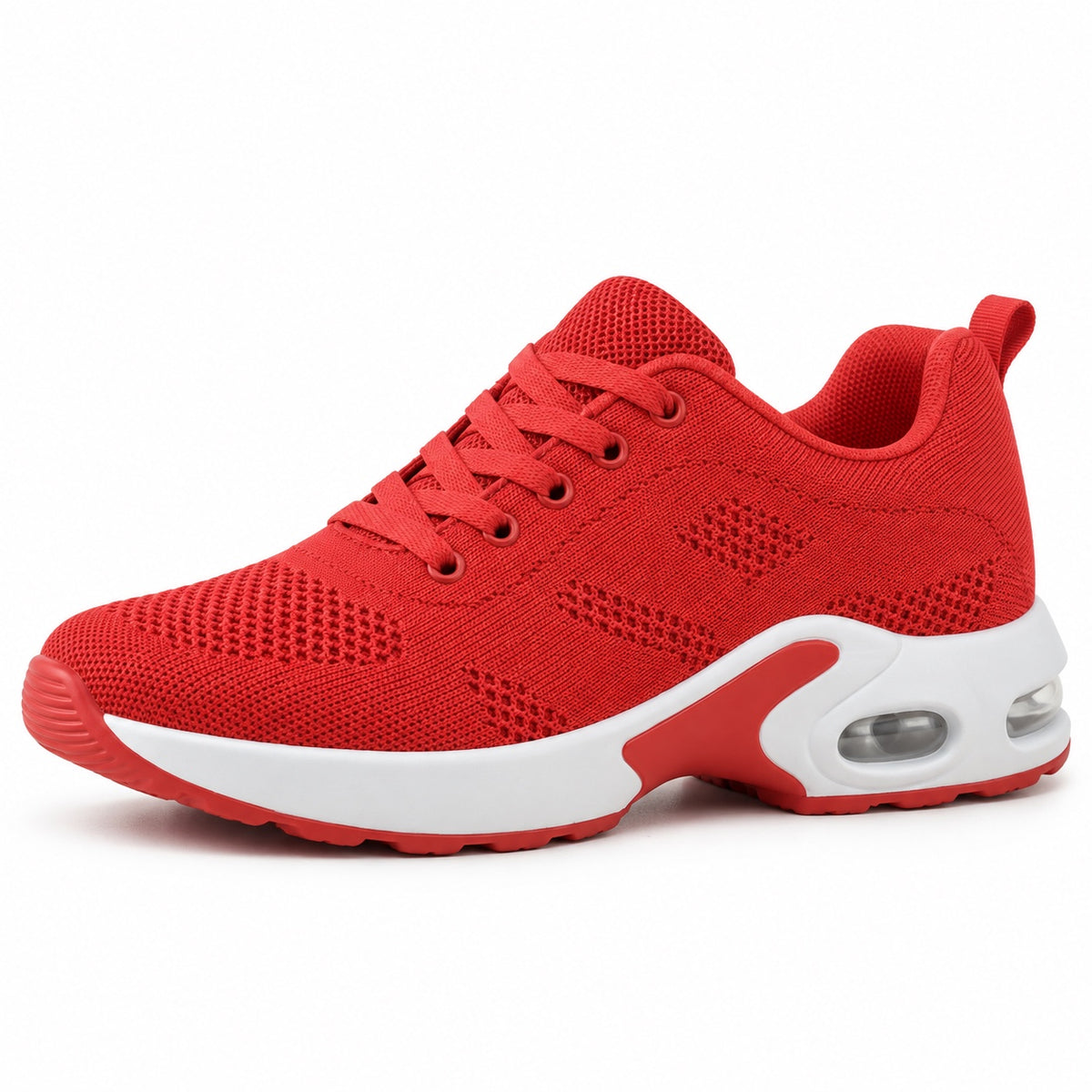 Rhonda – Women's Arch Support Sneakers in Coral Red