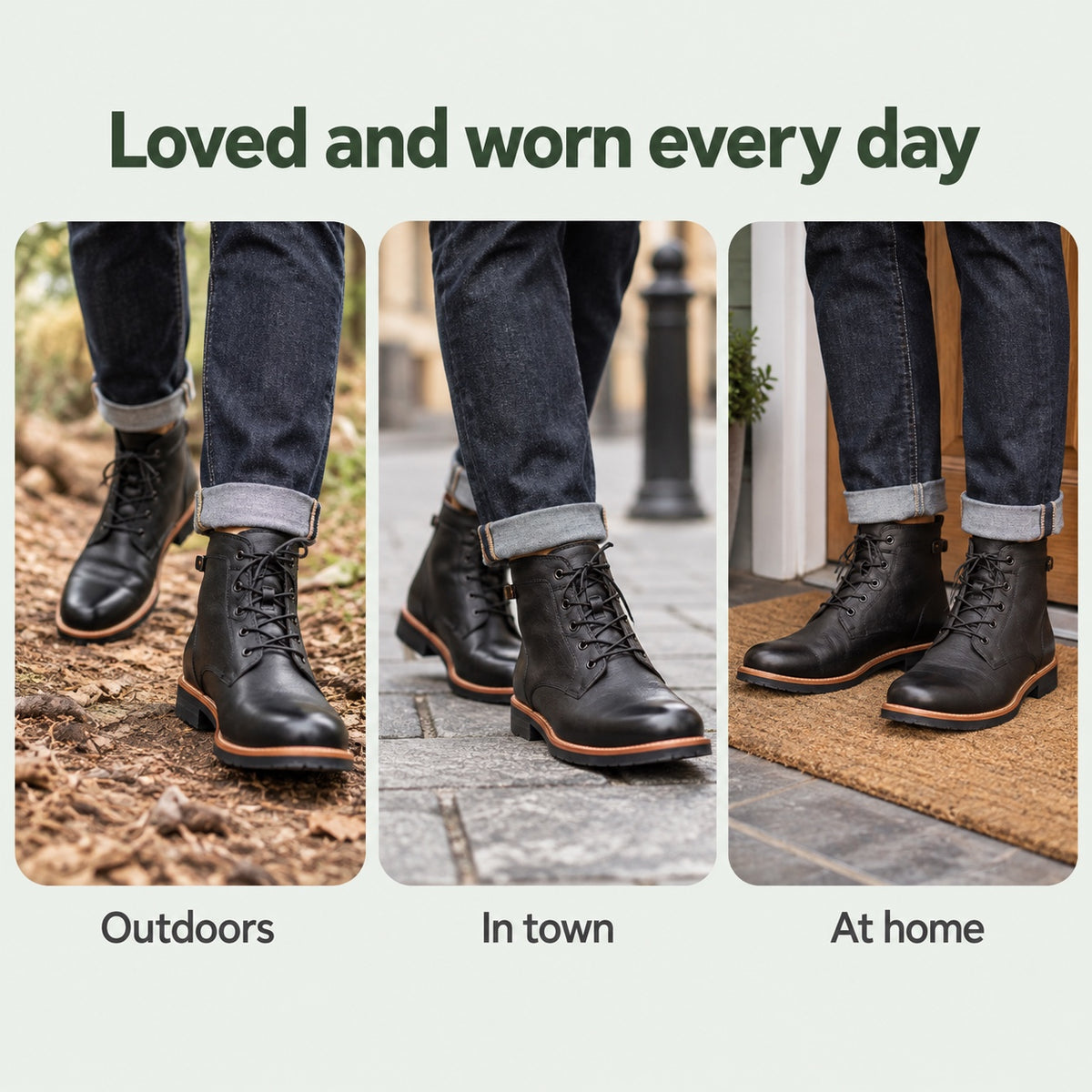 Rickey – Men's Comfort Boots, worn every day