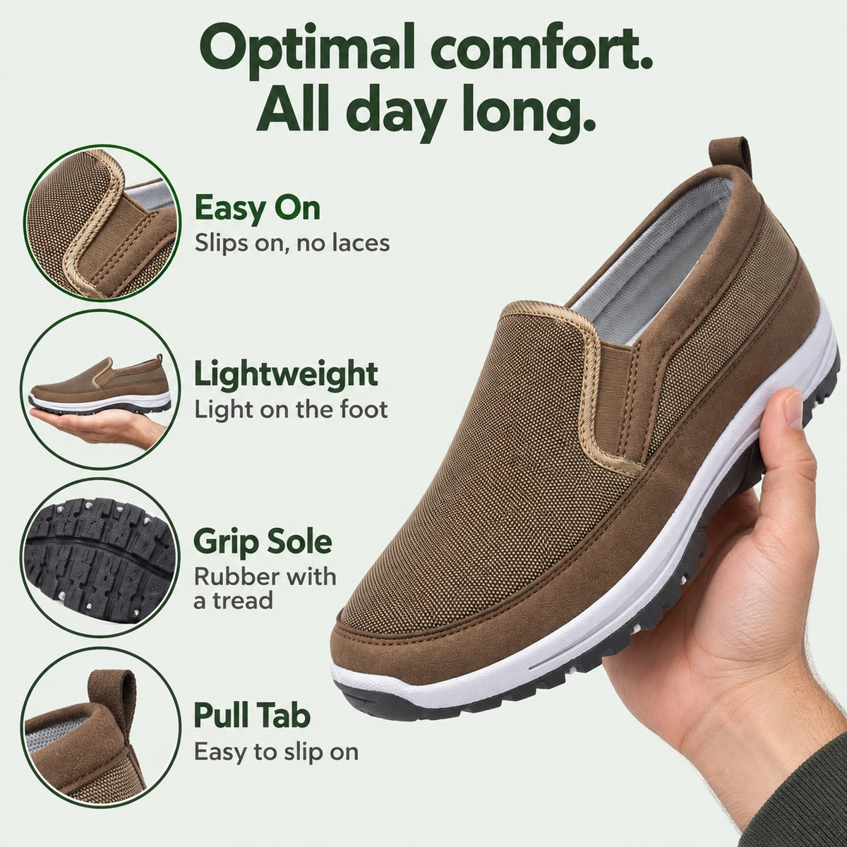 Robbins – Unisex Orthopedic Shoes, features