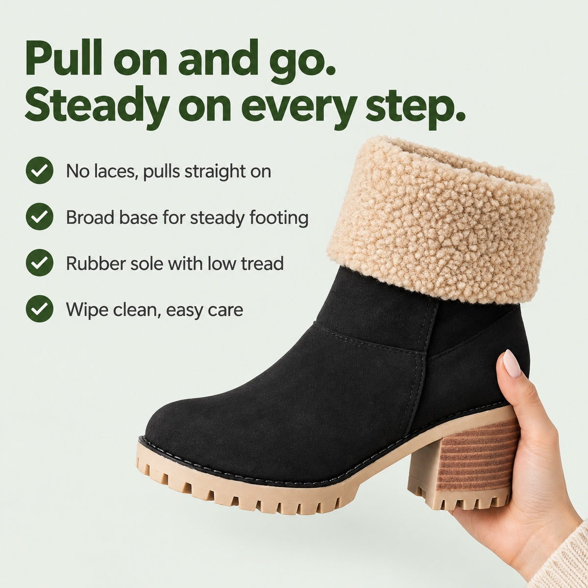 Roberta – Women's Comfort Boots, key benefits