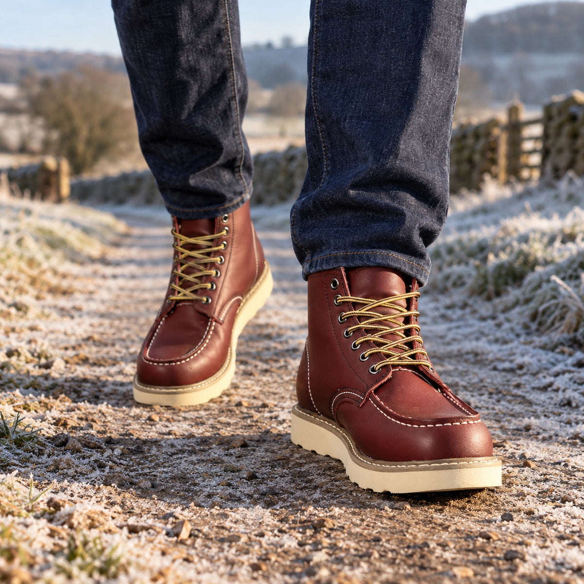 Roderick – Men's Comfort Boots, worn on a walk