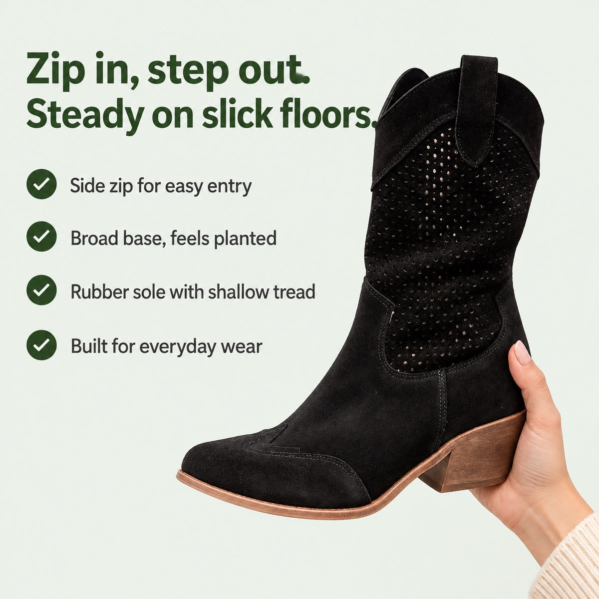 Ronda – Women's Wide Calf Boots, key benefits