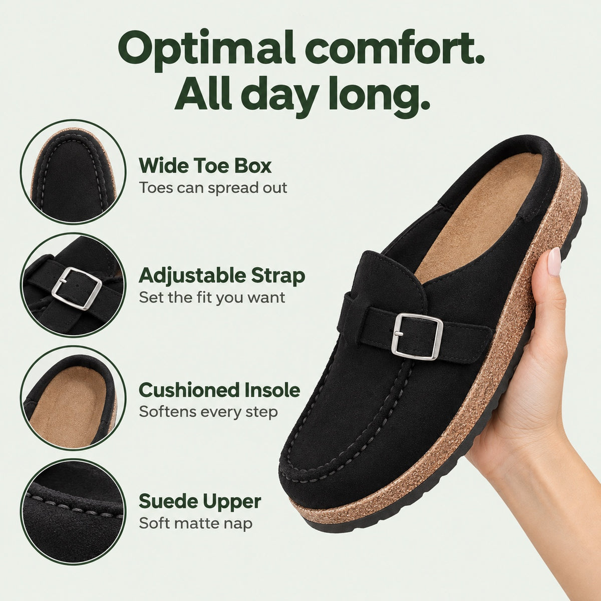 Rosa – Women's Comfort Shoes, features