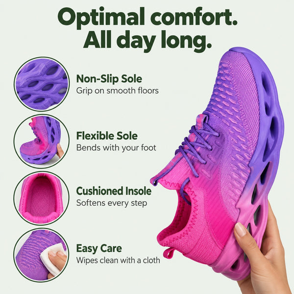 Rosalie – Women's Non-Slip Sneakers, features