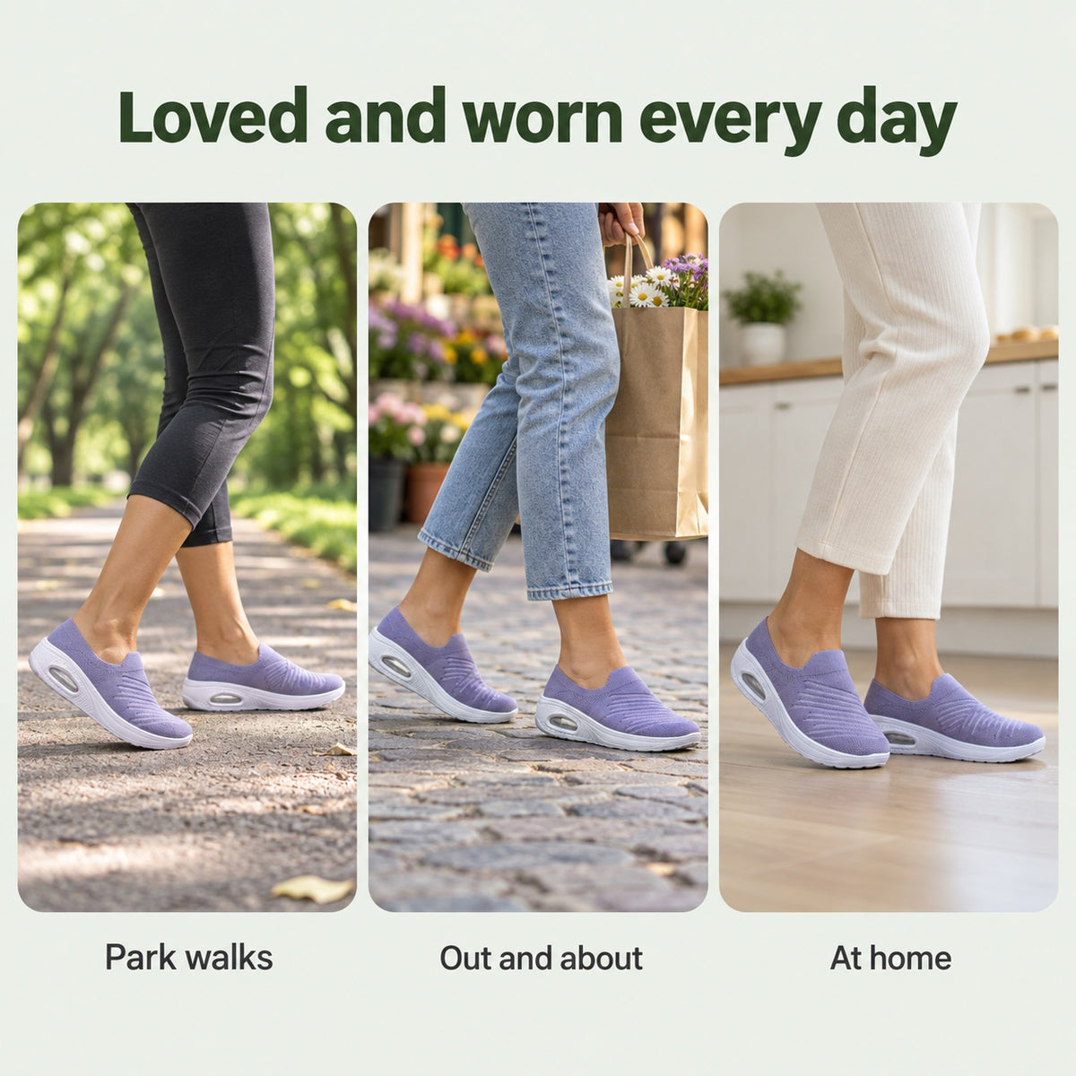 Rose – Women's Arch Support Shoes, worn every day