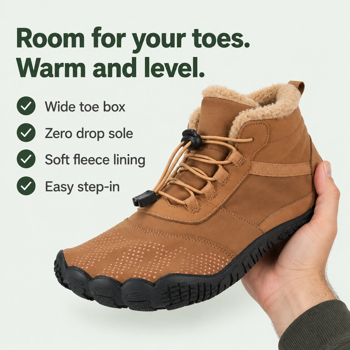 Rowe – Unisex Comfort Boots, key benefits