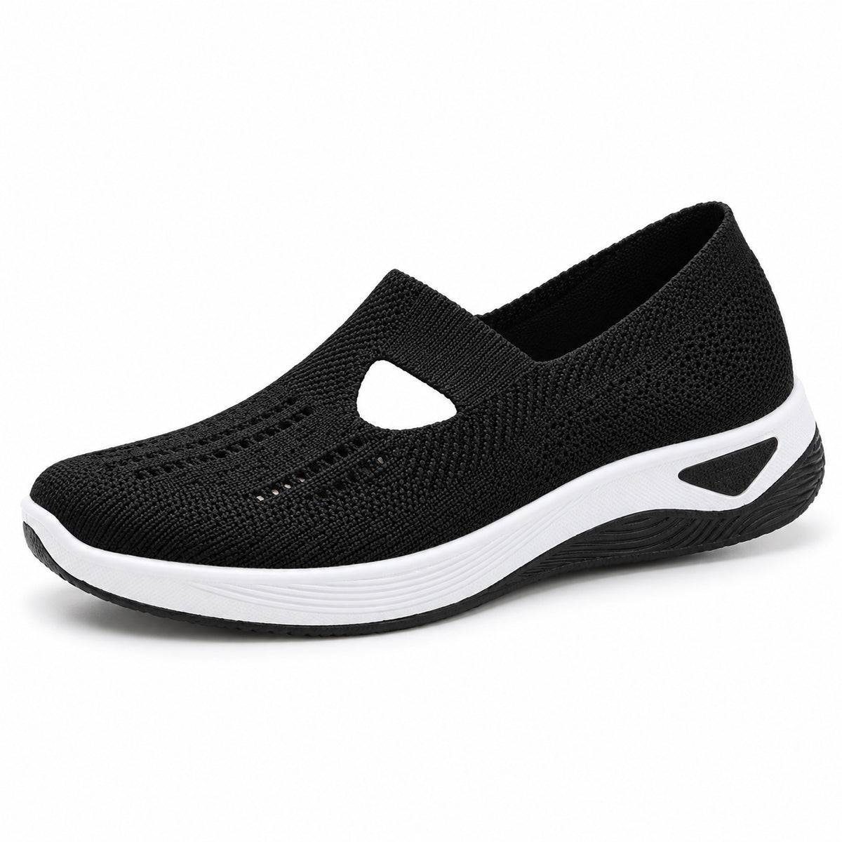 Rylan – Unisex Slip-On Shoes in Black