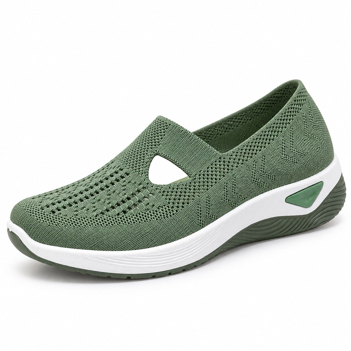 Rylan – Unisex Slip-On Shoes in Green