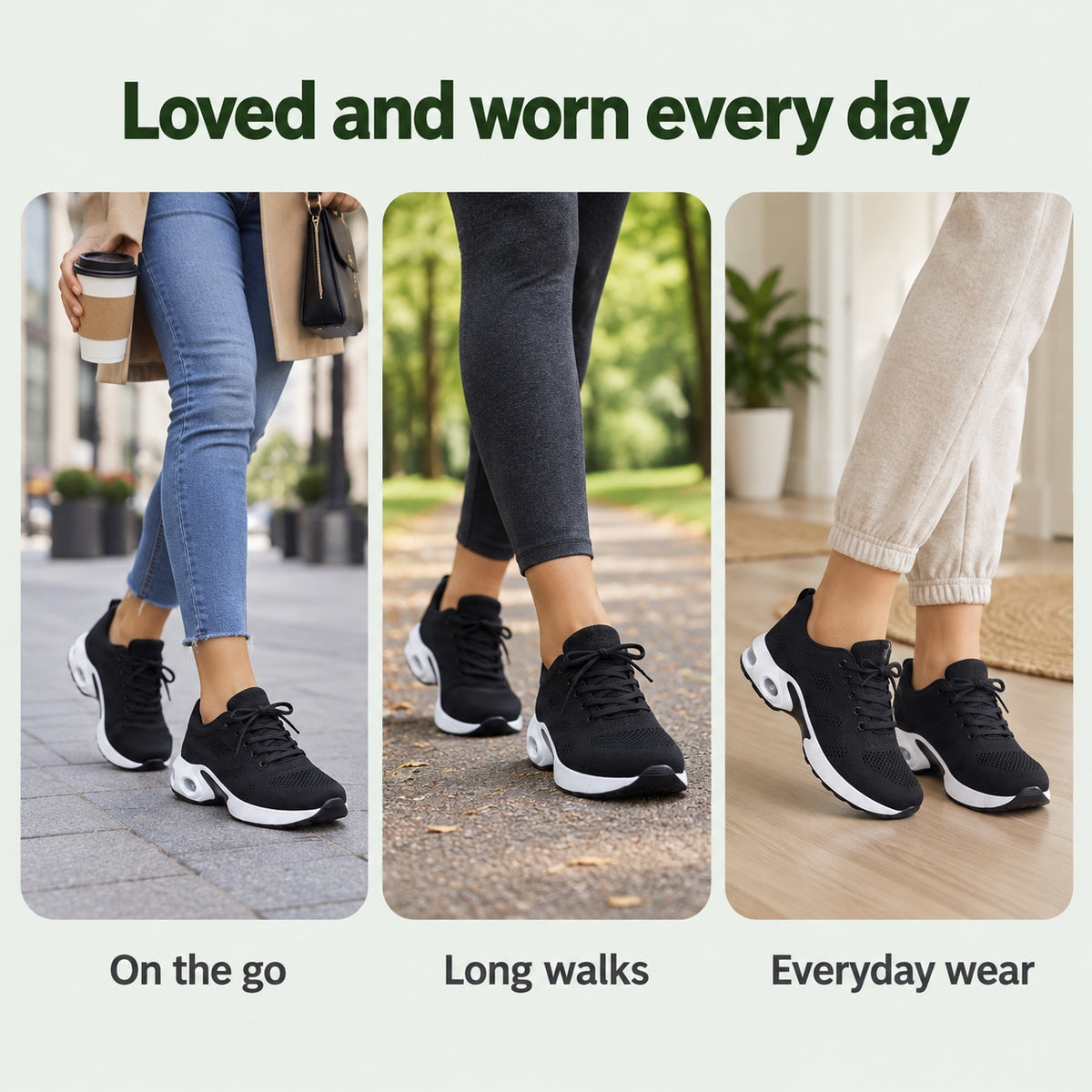 Sadie – Women's Orthopedic Sneakers, worn every day