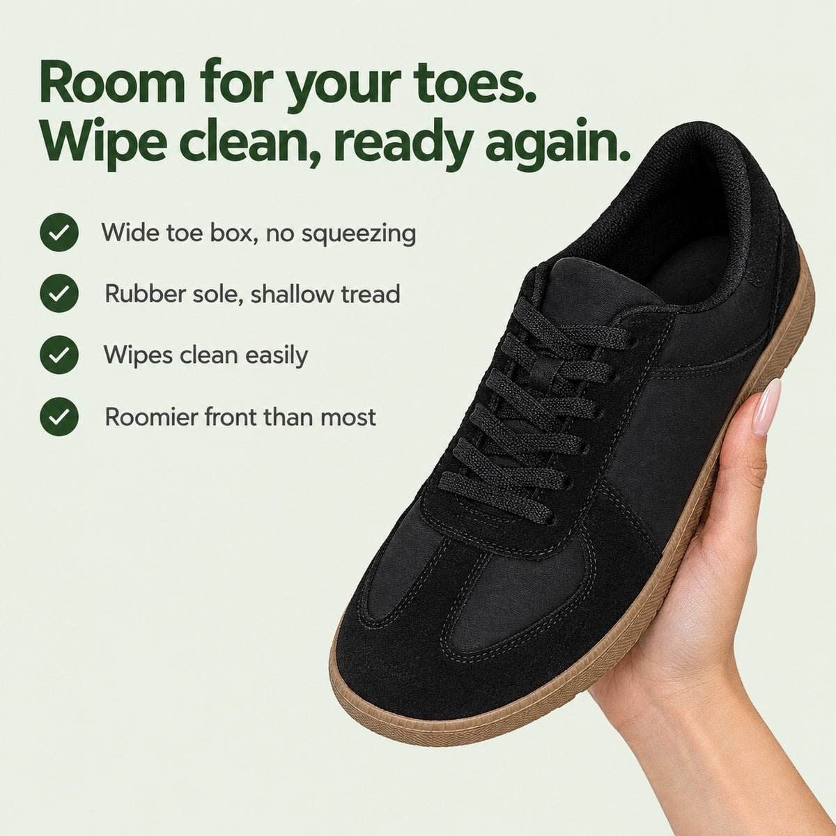 Salazar – Unisex Wide Toe Box Shoes, key benefits