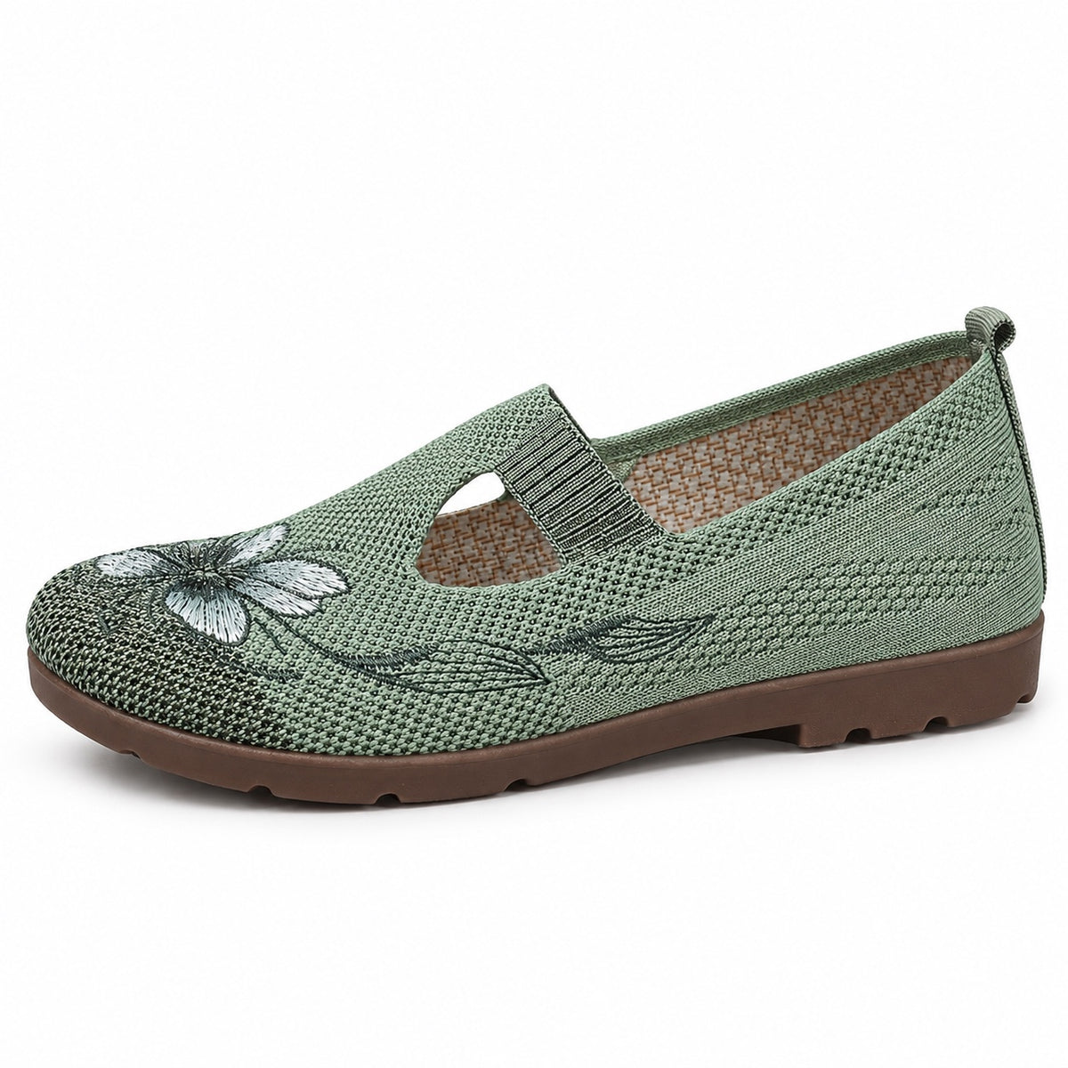 Sanders – Unisex Slip-On Shoes in Green