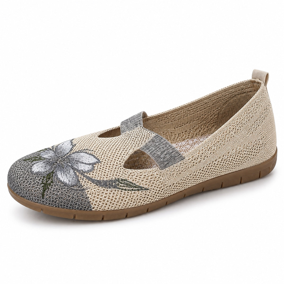 Sanders – Unisex Slip-On Shoes in Grey