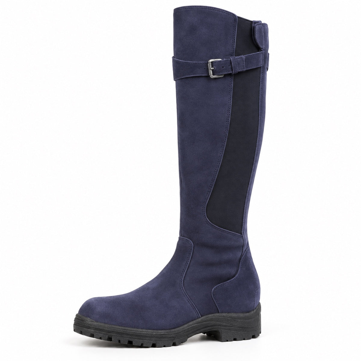 Sarah – Women's Wide Calf Boots in Purple