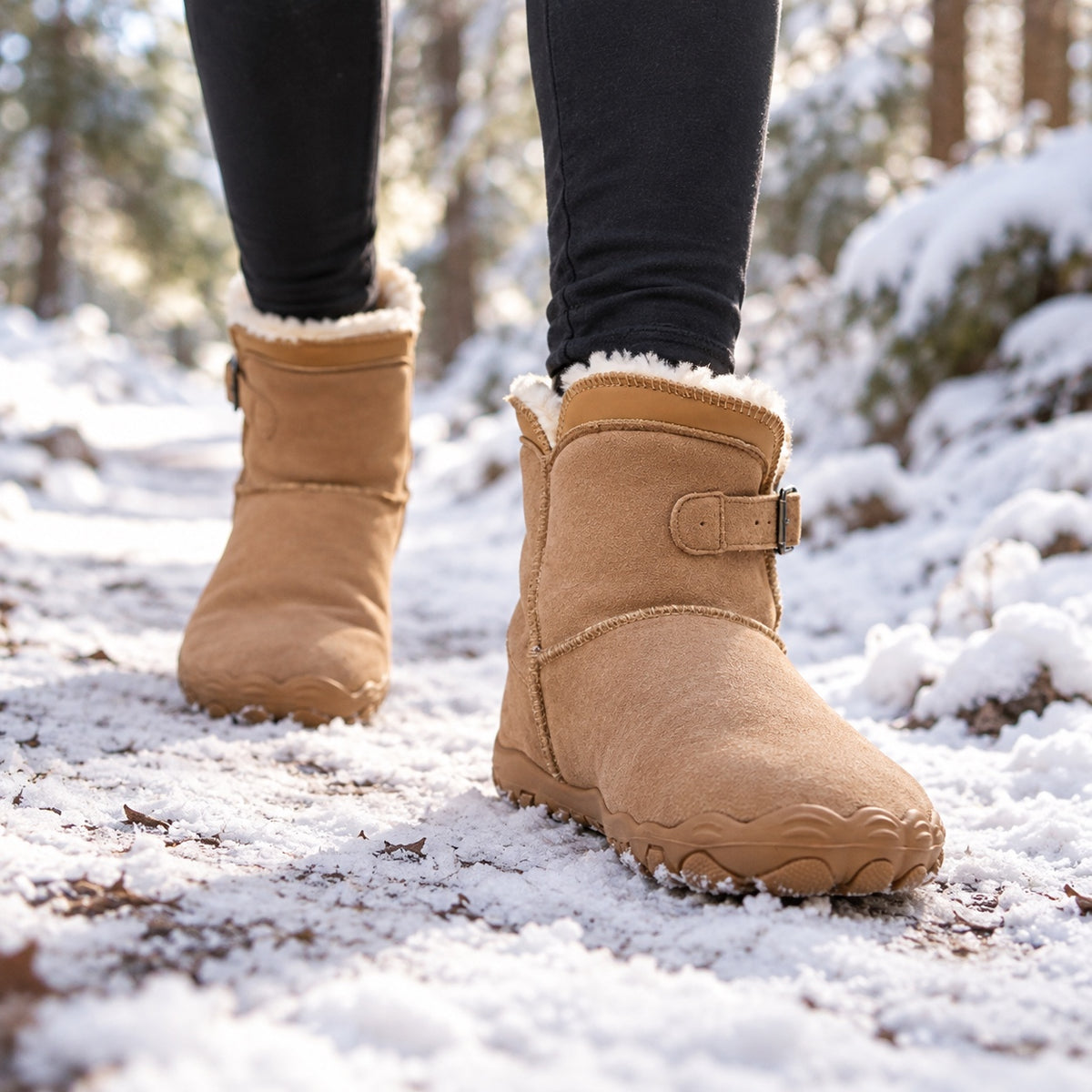 Saunders – Unisex Comfort Boots, worn on a walk
