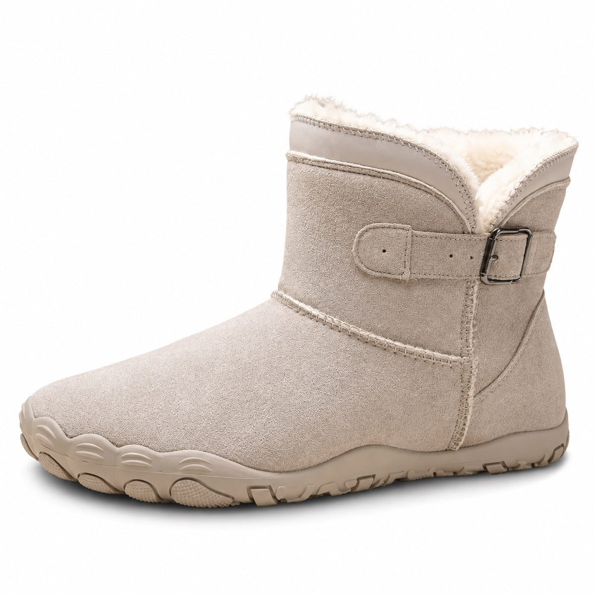 Saunders – Unisex Comfort Boots in Light Gray