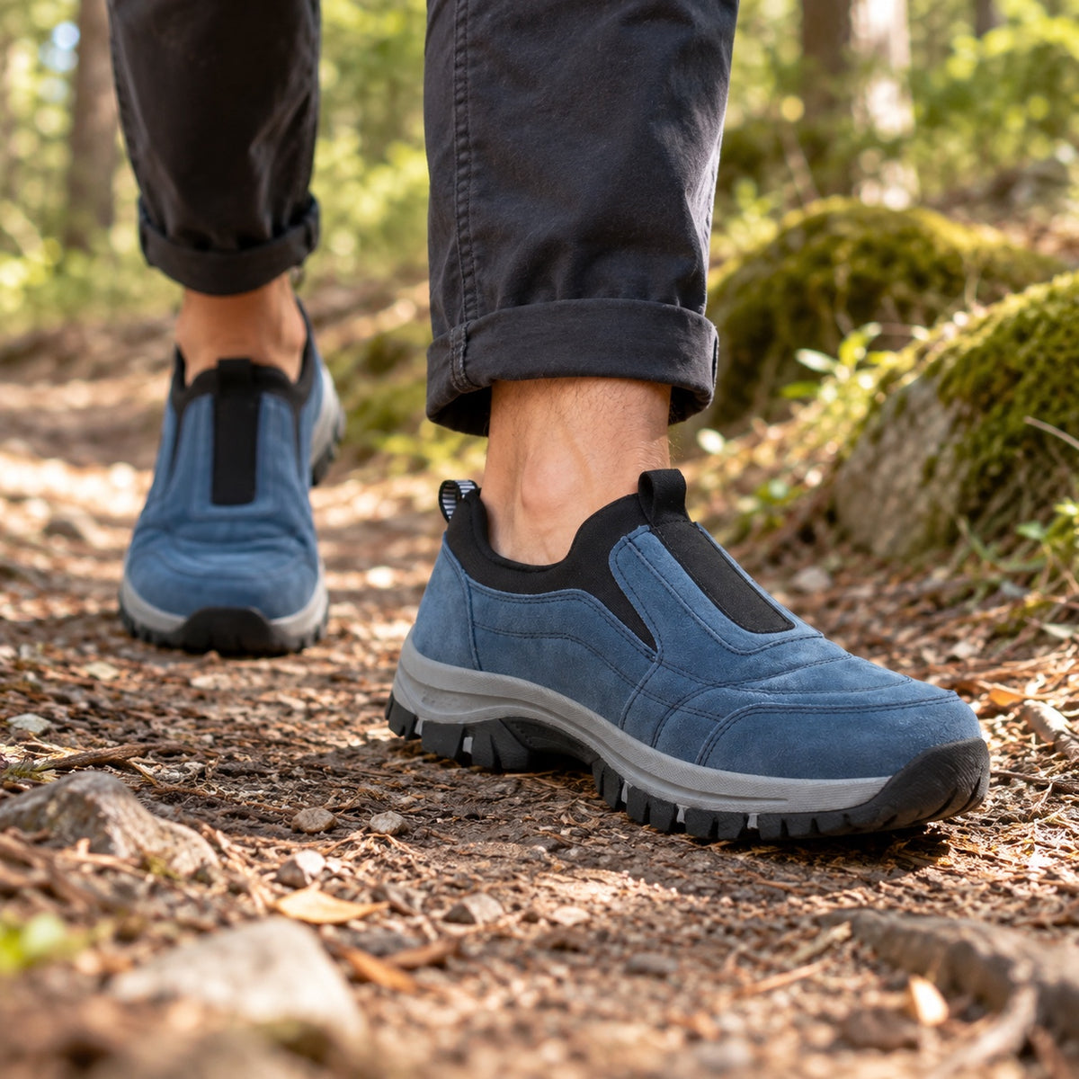 Shea – Unisex Orthopedic Shoes, worn on a walk