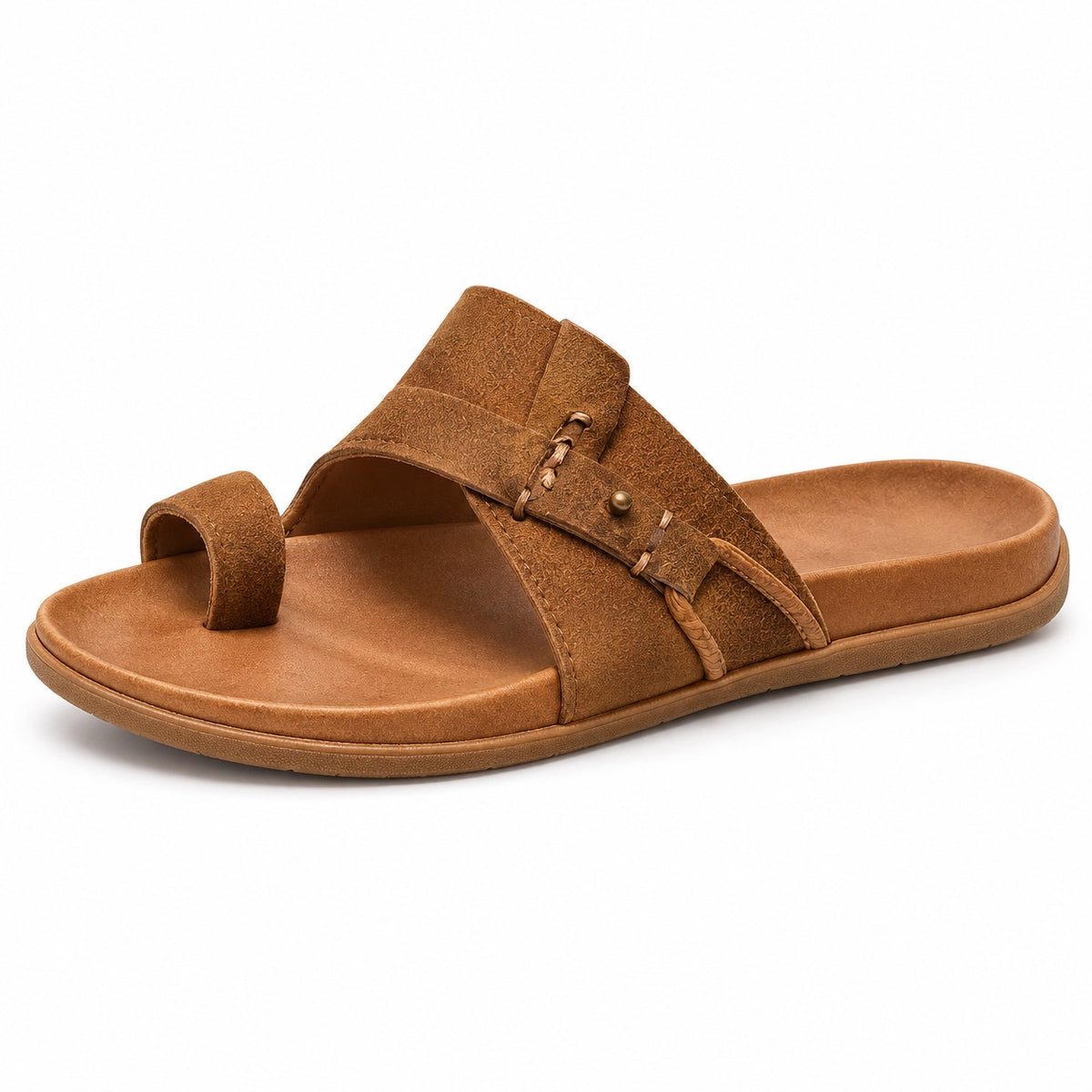 Sherrie – Women's Wide Toe Box Sandals in Brown
