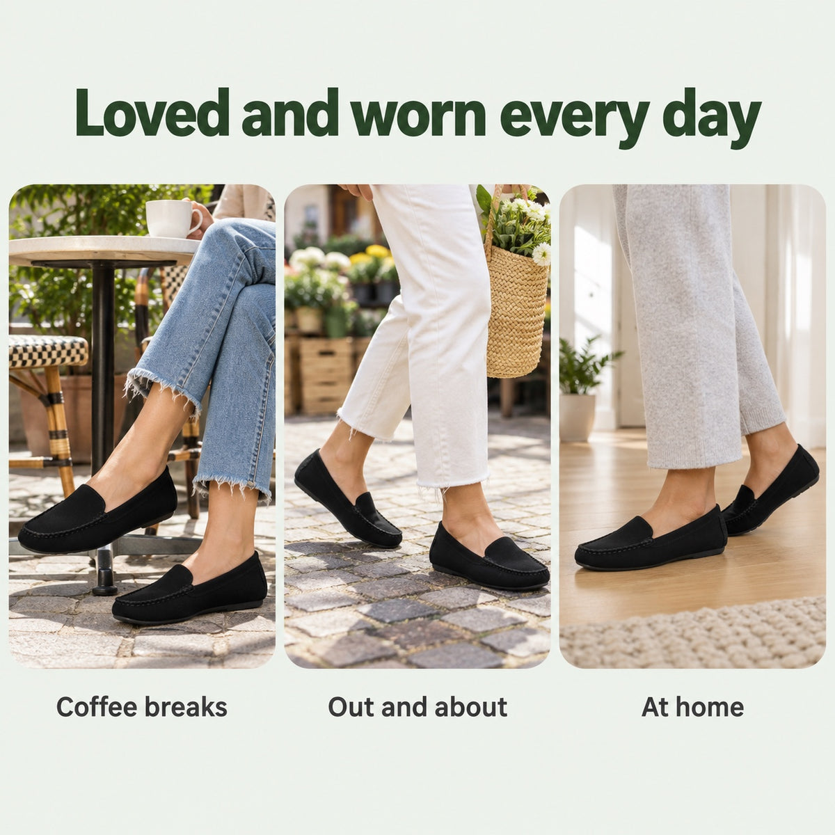Sherry – Women's Arch Support Loafers, worn every day