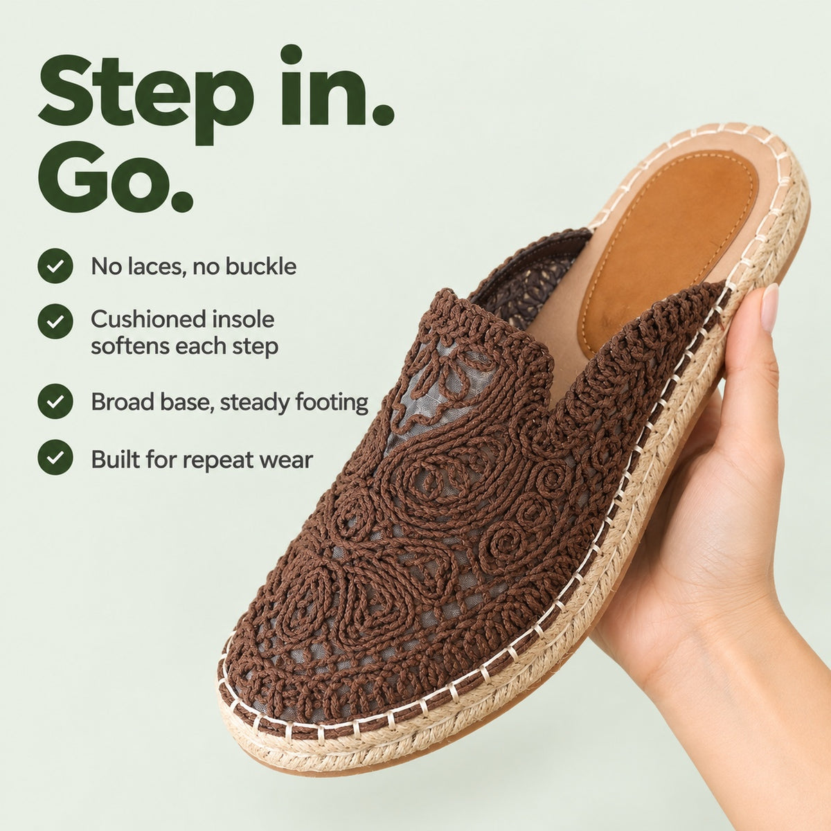 Sidney – Unisex Slip-On Shoes, key benefits