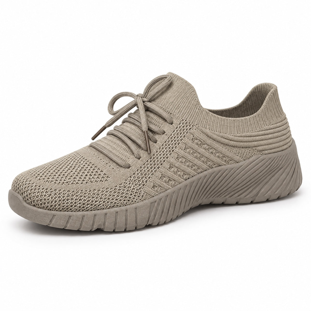 Sims – Unisex Non-Slip Sneakers in Khaki