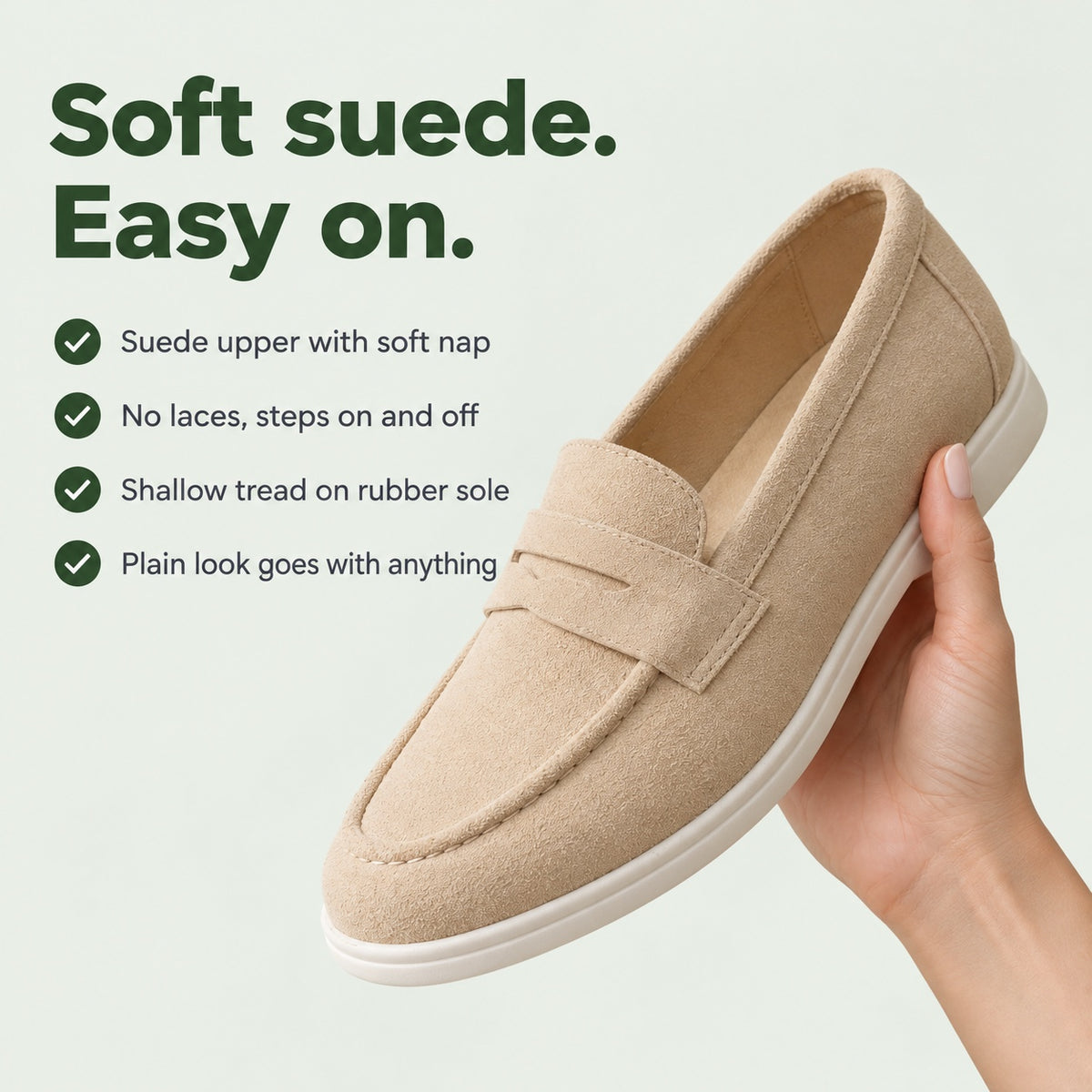 Sinclair – Unisex Slip-On Loafers, key benefits