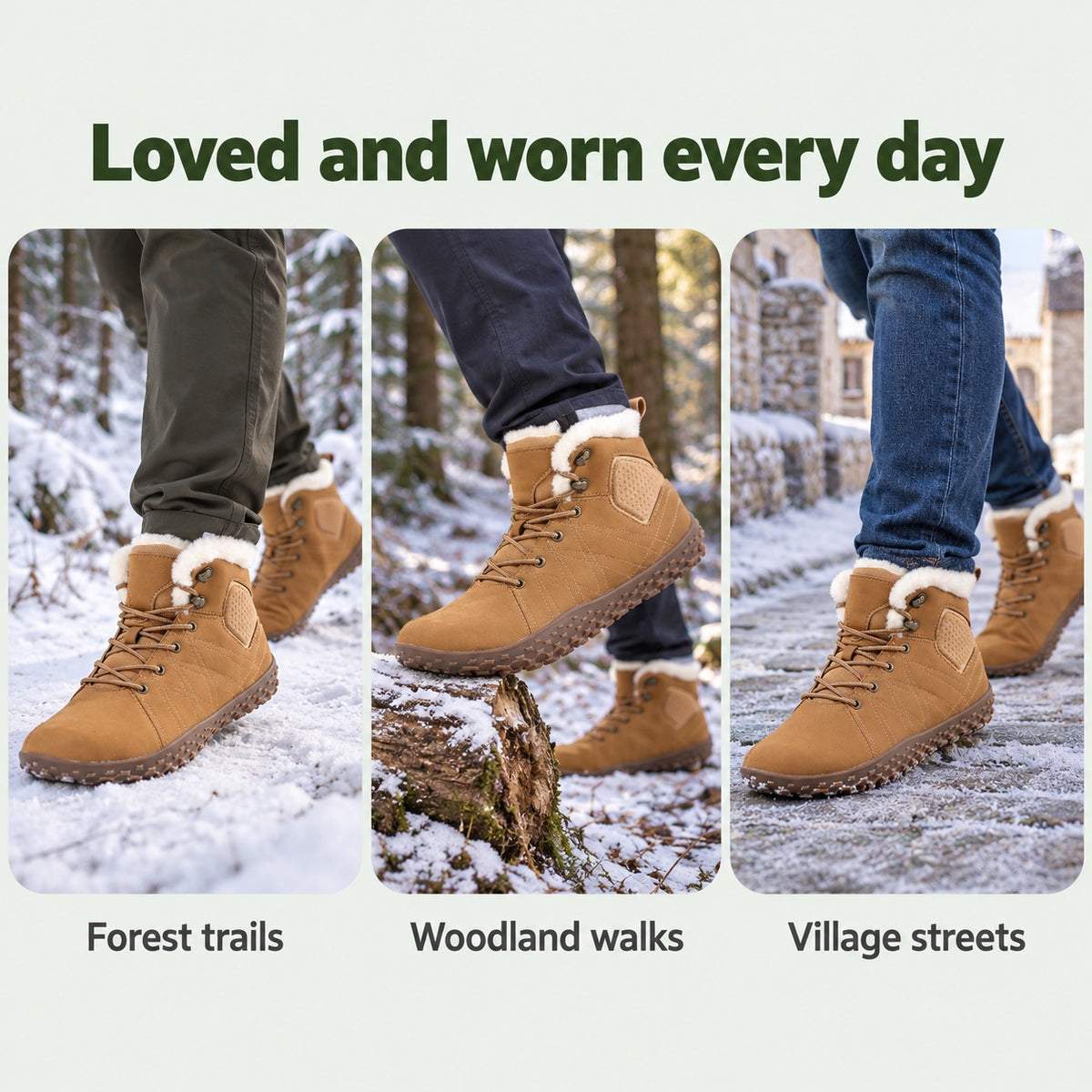 Skyler – Unisex Comfort Boots, worn every day