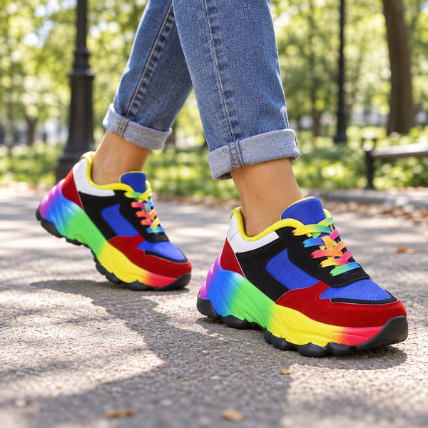 Sloan – Unisex Arch Support Sneakers, worn on a walk
