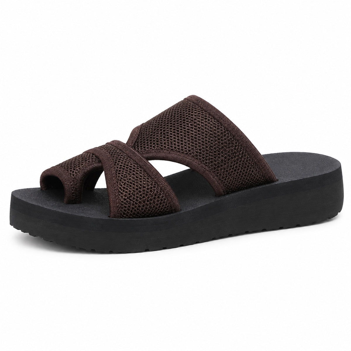 Sonja – Women's Wide Toe Box Sandals in Chocolate