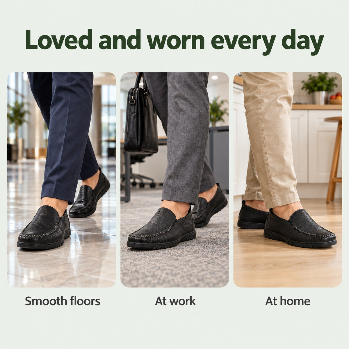 Stanley – Men's Non-Slip Shoes, worn every day